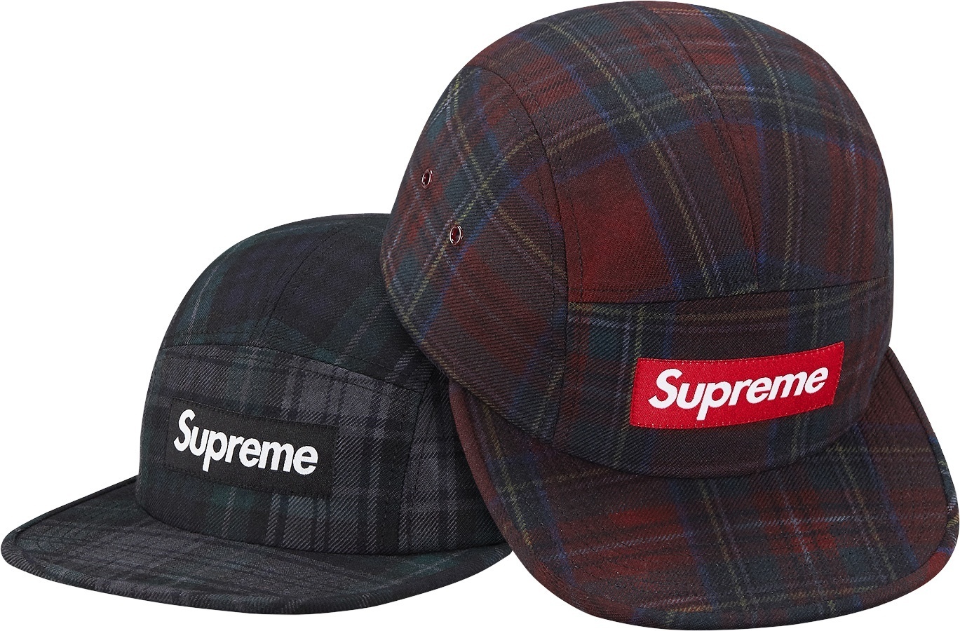 Plaid Camp Cap